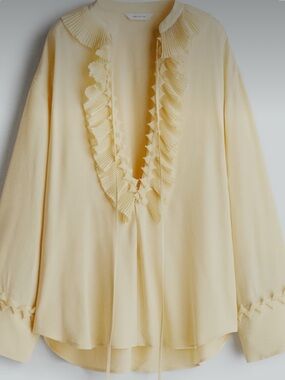 H&M highly oversized blouse